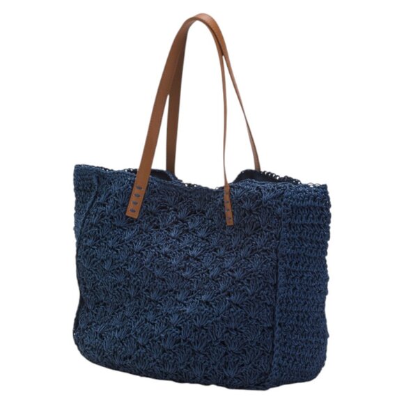 STRAW STUDIOS Hand Woven Straw Large Tote - Picture 3 of 4